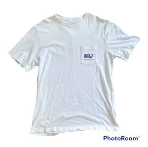 Medium Tropical Pattern Vineyard Vines Tee